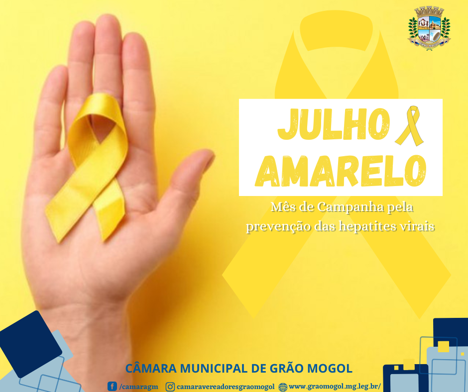 📢🟡 JULHO AMARELO: Campanha pela prevenção das hepatites virais 🟡📢