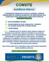 Audiência Pública 
Será realizada no dia 02 de Setembro de 2022, às 14 horas, no Plenário da Câmara Municipal de Grão Mogol-MG.