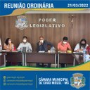REUNIÃO ORDINÁRIA DO DIA 21/03/2022